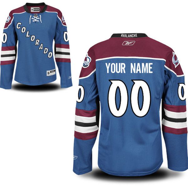 Reebok Colorado Avalanche Women Premier Alternate Custom NHL Jersey - Royal Blue